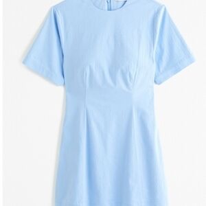 Abercrombie & Fitch Sky Blue Short Sleeve Dress